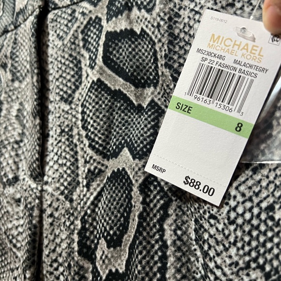 NWT Michael Kors Snake Print Trousers - Picture 3 of 3